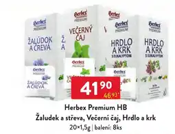 Qanto Herbex Premium HB Žaludek a střeva, Večerní čaj, Hrdlo a krk nabídka