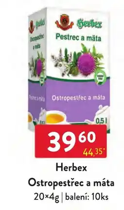 Qanto Herbex Ostropestřec a máta nabídka