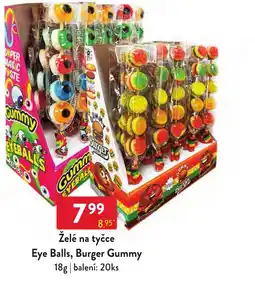 Qanto Gummy Eye Balls, Burger Gummy nabídka