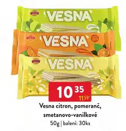Qanto Vesna citron, pomeranč, smetanovo-vanilkové nabídka