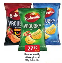 Qanto Bohemia Vroubky pálivky pizza sůl nabídka