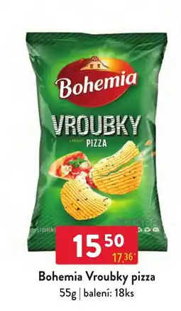 Qanto Bohemia vroubky pizza nabídka