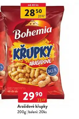 Qanto Bohemia arašídové křupky nabídka