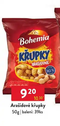 Qanto Bohemia arašídové křupky nabídka