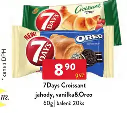 Qanto 7Days Croissant jahody, vanilka&Oreo nabídka