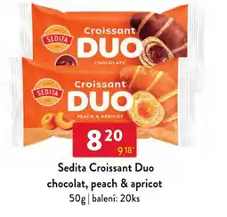 Qanto Sedita croissant duo chocolat peach & apricot nabídka