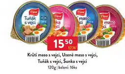 Qanto Viva Krůtí maso s vejci, Uzené maso s vejci, Tuňák s vejci, Šunka s vejci nabídka