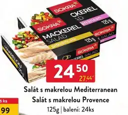 Qanto Sokra salát s makrelou mediterranean nabídka