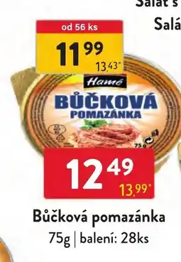 Qanto Hamé bůčková pomazánka nabídka