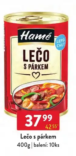 Qanto Hamé lečo s párkem nabídka