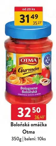 Qanto Otma Boloňská omáčka nabídka