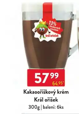 Qanto Král oříšek kakaooršíkový krém nabídka
