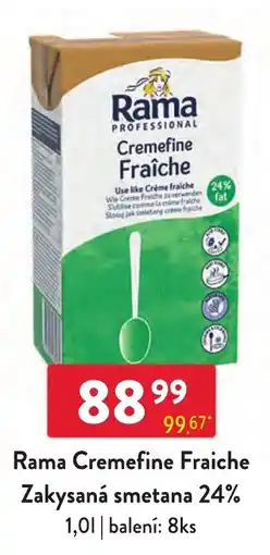 Qanto Rama Zakysaná smetana 24% nabídka