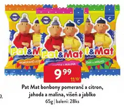 Qanto Pat Mat bonbony pomeranč a citron, jahoda a malina, višeň a jablko nabídka