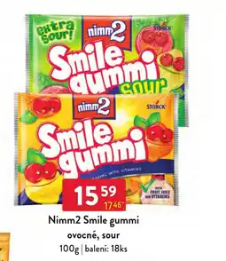 Qanto Nimm2 smile gummi ovocné sour nabídka