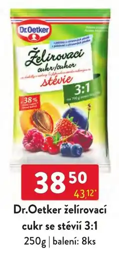 Qanto Dr.Oetker želírovací cukr se stévií 3:1 nabídka