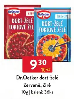 Qanto Dr.Oetker dort-želé červené, čiré nabídka