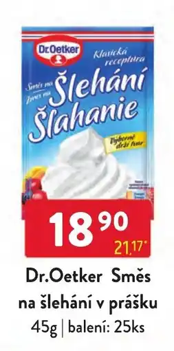 Qanto Dr.Oetker Směs na šlehání v prášku nabídka