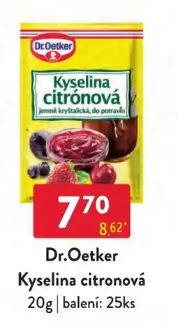 Qanto Dr.Oetker Kyselina citronová nabídka