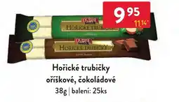 Qanto Dobre hořické trubičky oříškové, čokoládové nabídka
