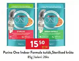 Qanto Purina One Indoor Formula tuňák, Sterilised krůta nabídka