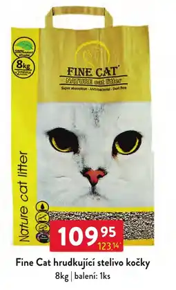 Qanto Fine Cat hrudkující stelivo kočky nabídka