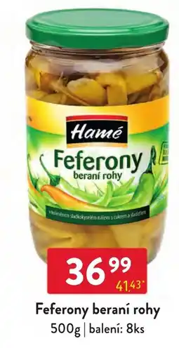 Qanto Hamé feferony beraní rohy nabídka