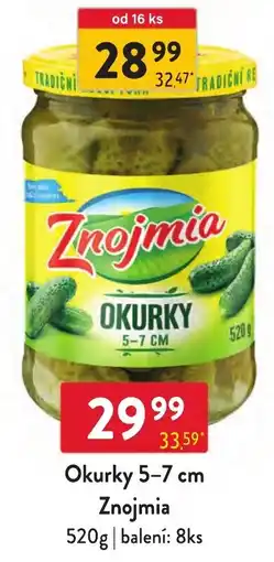 Qanto Znojmia okurky 5-7 cm nabídka