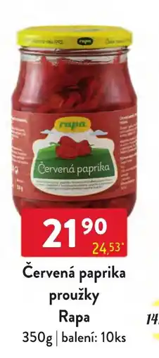 Qanto Rapa červená paprika proužky nabídka