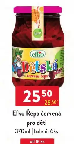 Qanto Efko Řepa červená pro děti nabídka
