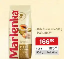 Qanto Marlenka Cafe Crema zrno nabídka