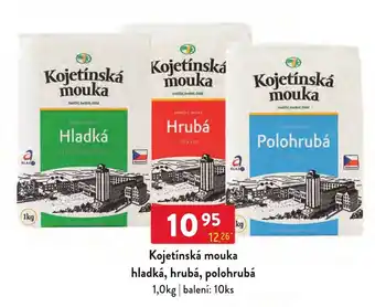 Qanto Kojetínská mouka hladká, hrubá, polohrubá nabídka