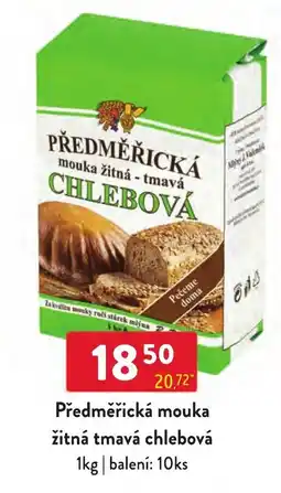 Qanto Předměřická mouka žitná tmavá chlebová nabídka