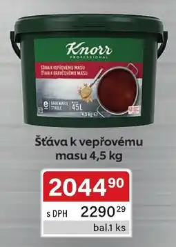 Qanto Knorr šťáva k vepřovému masu nabídka