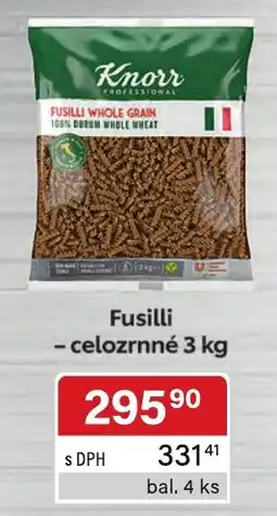 Qanto Knorr Fusilli - celozrnné nabídka