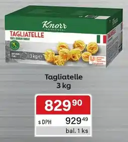 Qanto Knorr tagliatelle nabídka