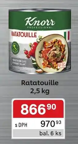 Qanto Knorr ratatouille nabídka