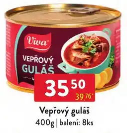 Qanto Viva vepřový guláš nabídka