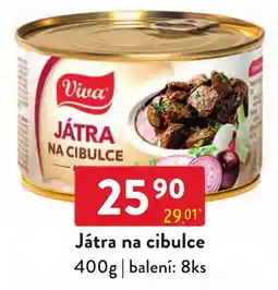 Qanto Viva játra na cibulce nabídka