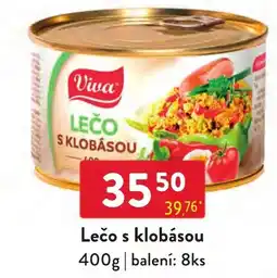 Qanto Viva lečo s klobásou nabídka