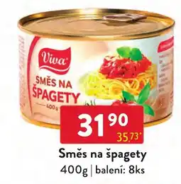 Qanto Viva směs na špagety nabídka