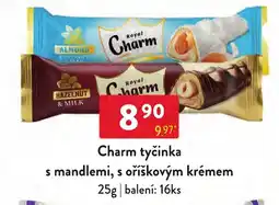 Qanto Charm tyčinka s mandlemi, s oříškovým krémem nabídka