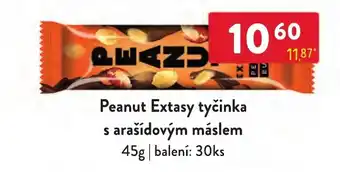 Qanto Peanut Extasy tyčinka s arašídovým máslem nabídka