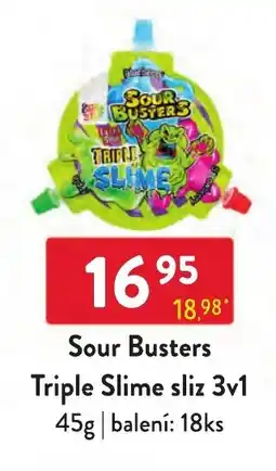 Qanto Sour Busters Triple Slime sliz 3v1 nabídka
