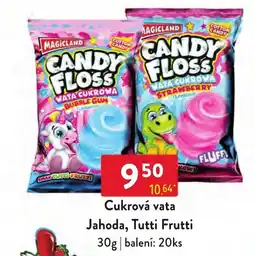 Qanto Magicland cukrová vata jahoda, tutti frutti nabídka