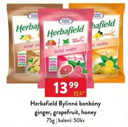 Qanto Herbafield bylinné bonbóny ginger, grapefruit, honey nabídka