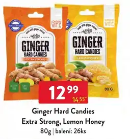 Qanto Ginger Hard Candies Extra Strong, Lemon Honey nabídka