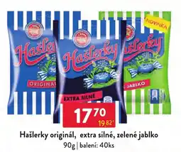 Qanto Hašlerky originál extra silné zelené jablko nabídka