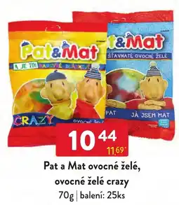 Qanto Pat a Mat ovocné želé, ovocné želé crazy nabídka