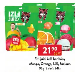 Qanto Fizi juicy želé bonbóny nabídka
